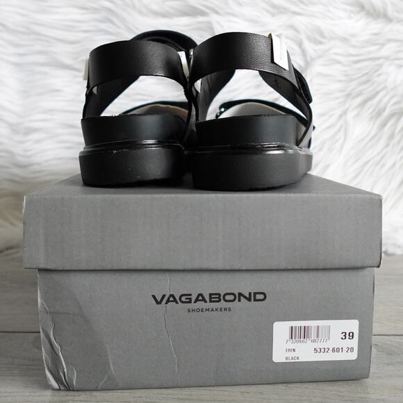 Vagabond Black Erin Strap Sandal - Picture 11 of 14
